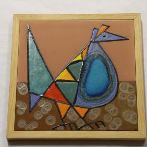 Bild mit Blau Vogel