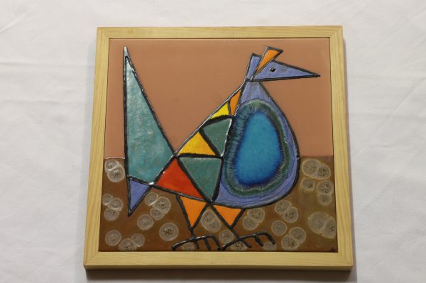 Bild mit Blau Vogel