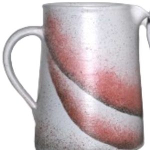 Kleine Karaffe rot und weiss