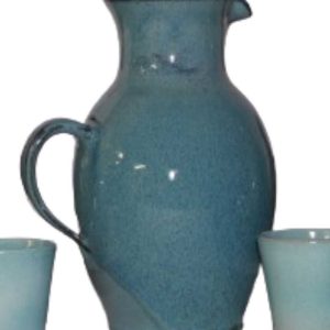 blaue Karaffe