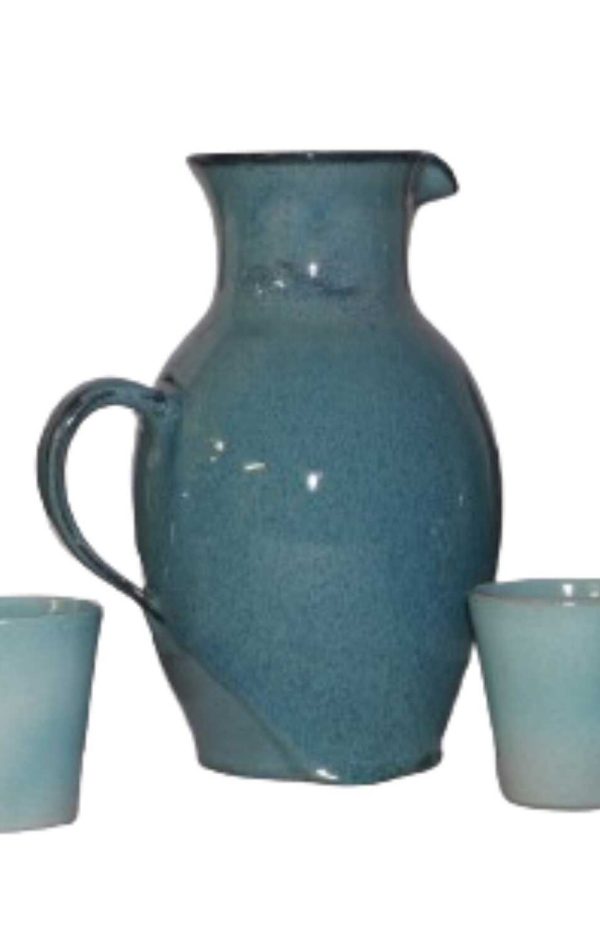 blaue Karaffe