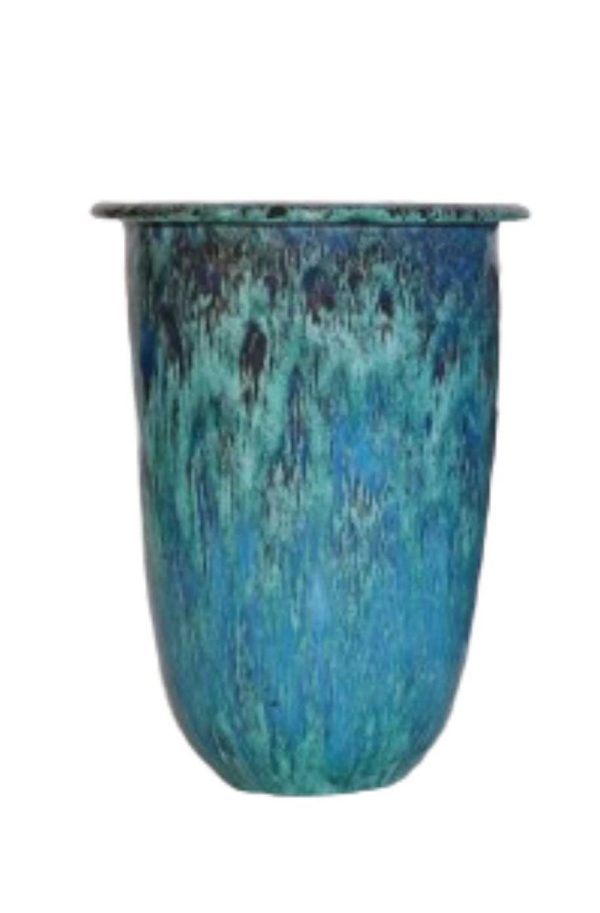 blau Vase