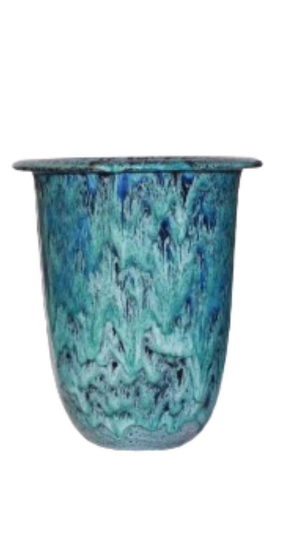 blau Vase