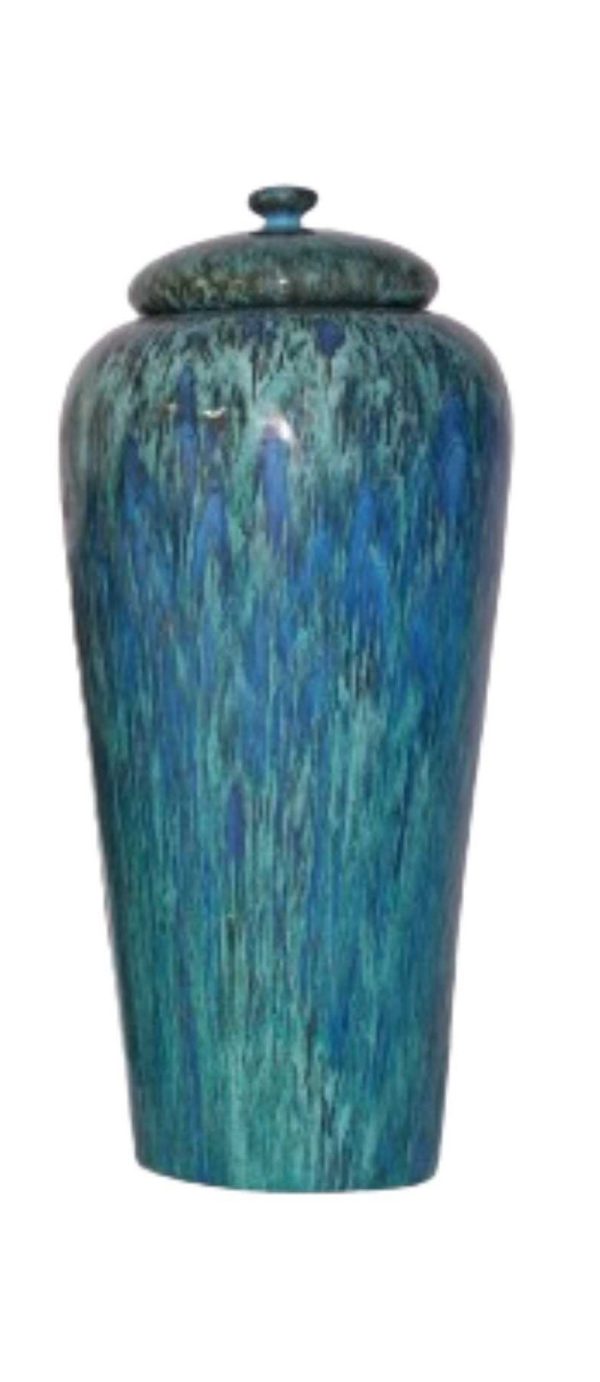 blau Vase